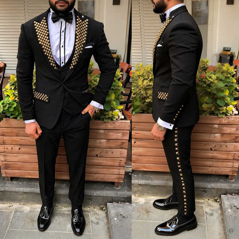Nowoczesny garnitur smokingowy – Men Formal Wear Modern recenzja i cena